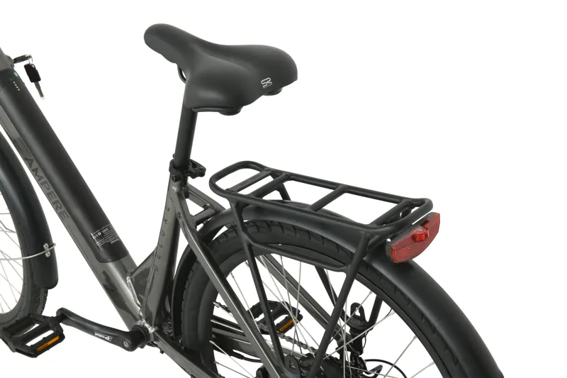Ampere Deluxe Step Through 26 Inch Wheel Electric Bike Grey-4
